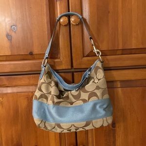 Vintage Coach handbag with bonus wallet!